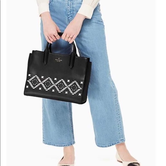 Kate Spade NWT Leather Satchel Flynn St Meriwether - Picture 2 of 8